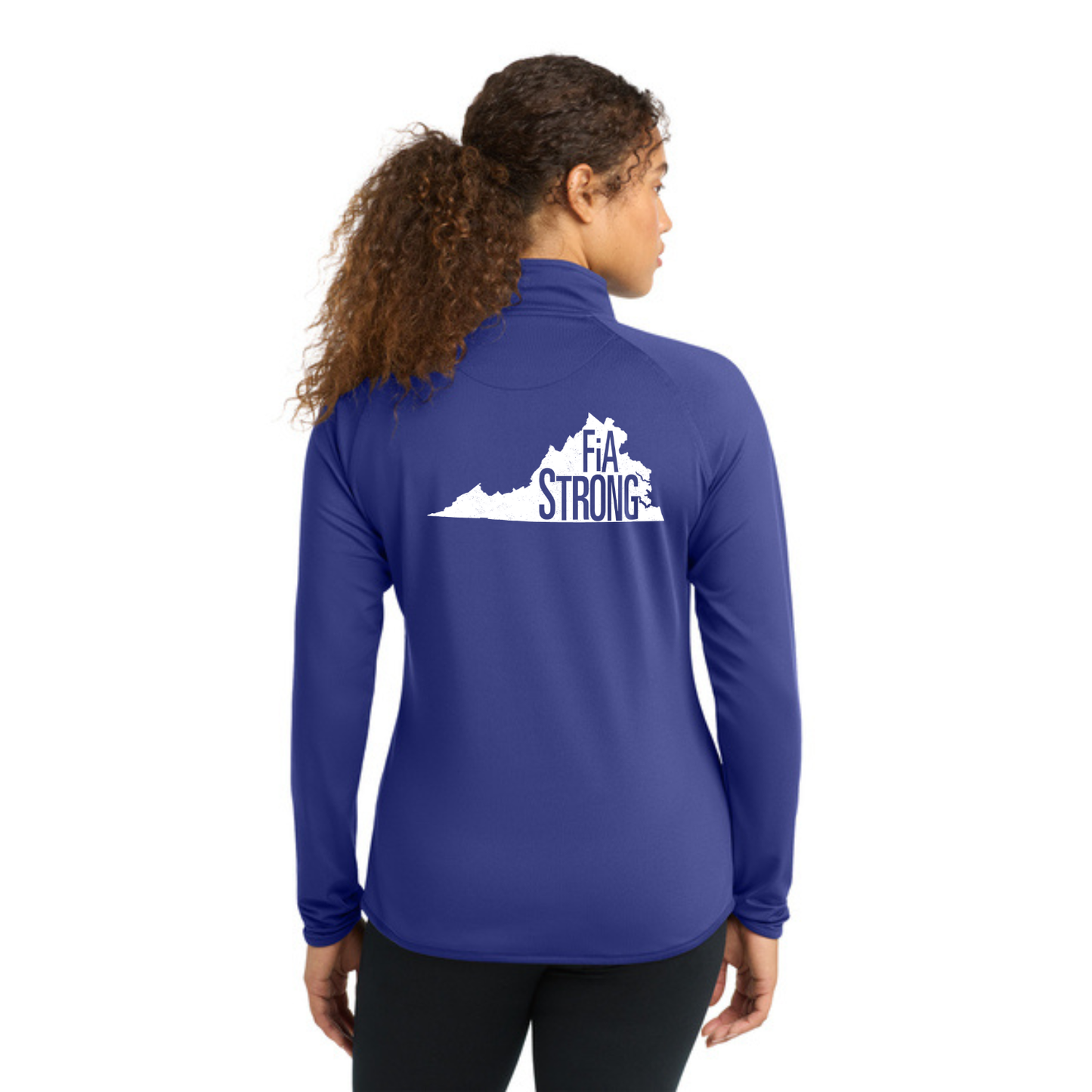 Virginia Strong - Sport Tek Sport-Wick Stretch 1/4-Zip Pullover