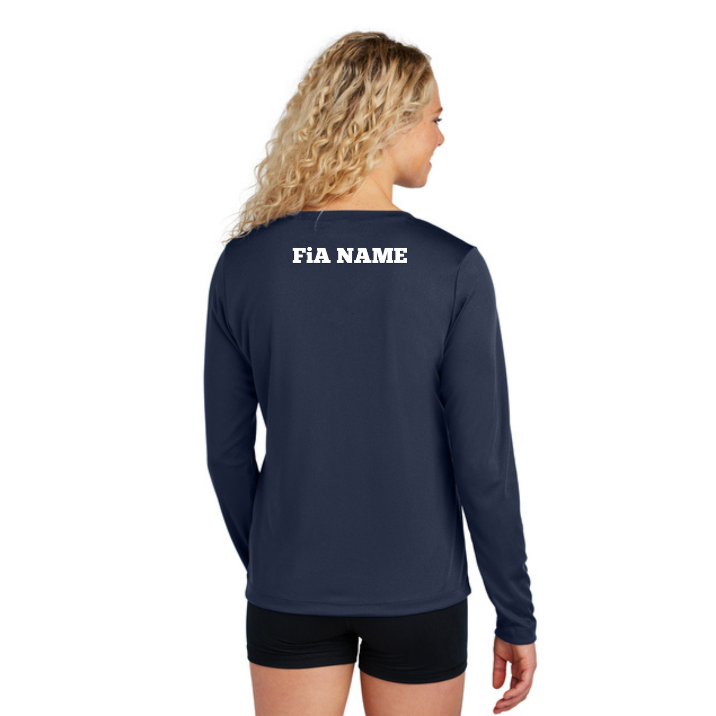 PERSONALIZED Sport Tek Long Sleeve Competitor V-Neck Tee.WEST