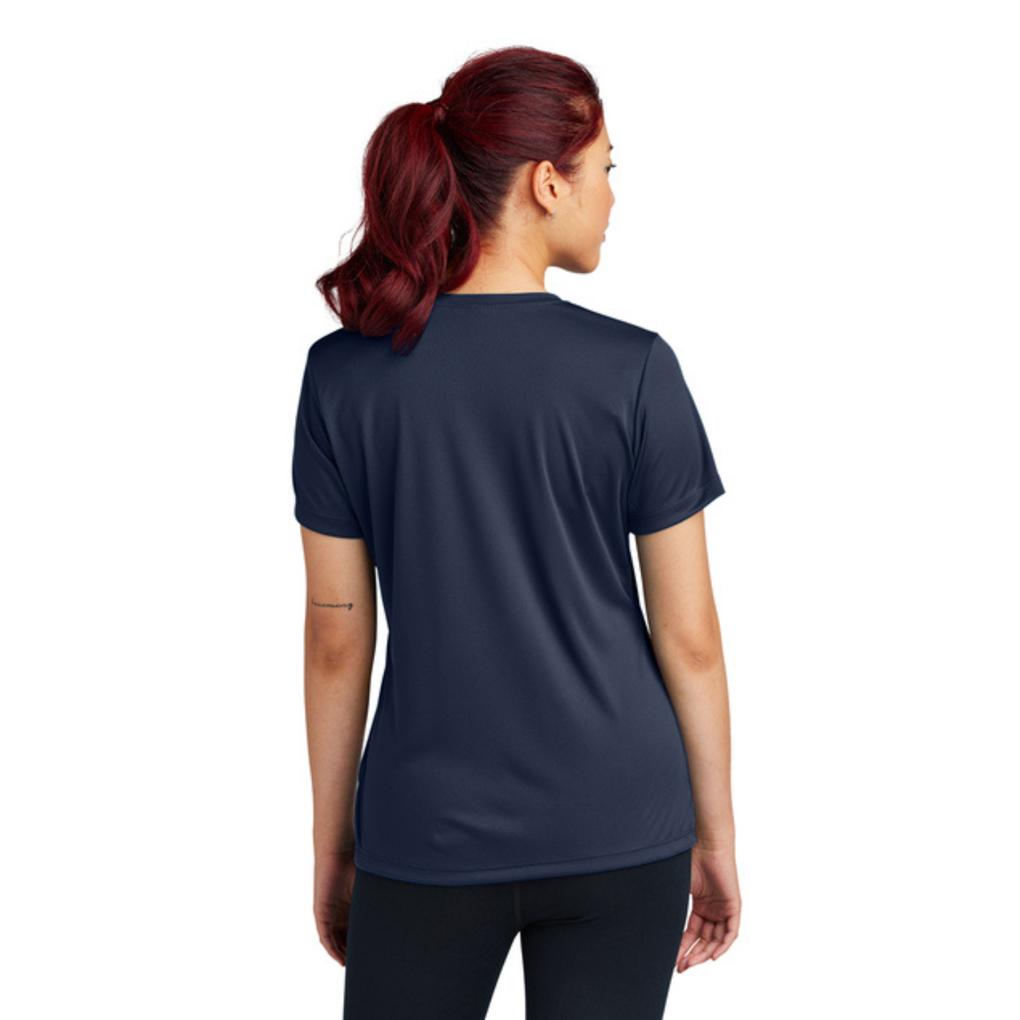 Sport Tek Crew Neck Short Sleeve Performance Tee.WEST