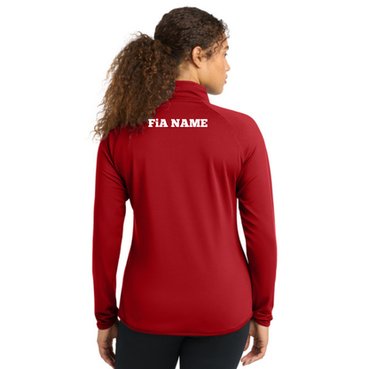 PERSONALIZED Sport Tek Sport-Wick Stretch 1/4-Zip Pullover.WEST