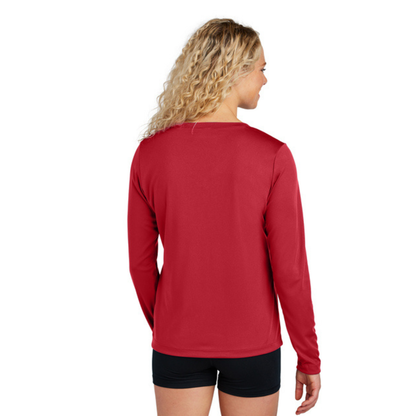 Sport Tek Long Sleeve Competitor V-Neck Tee.EAST