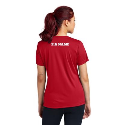 PERSONALIZED Sport Tek Crew Neck Short Sleeve Performance Tee.WEST
