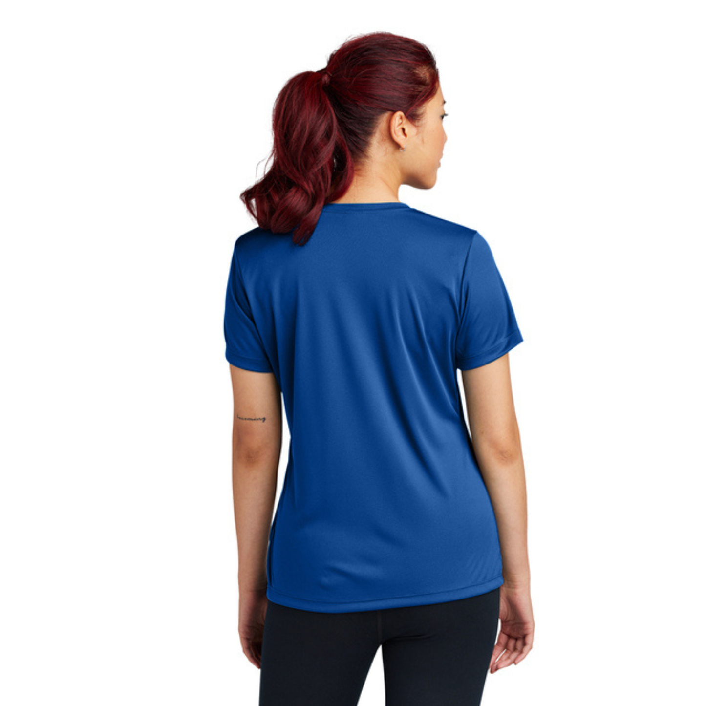 Sport Tek Crew Neck Short Sleeve Performance Tee.WEST