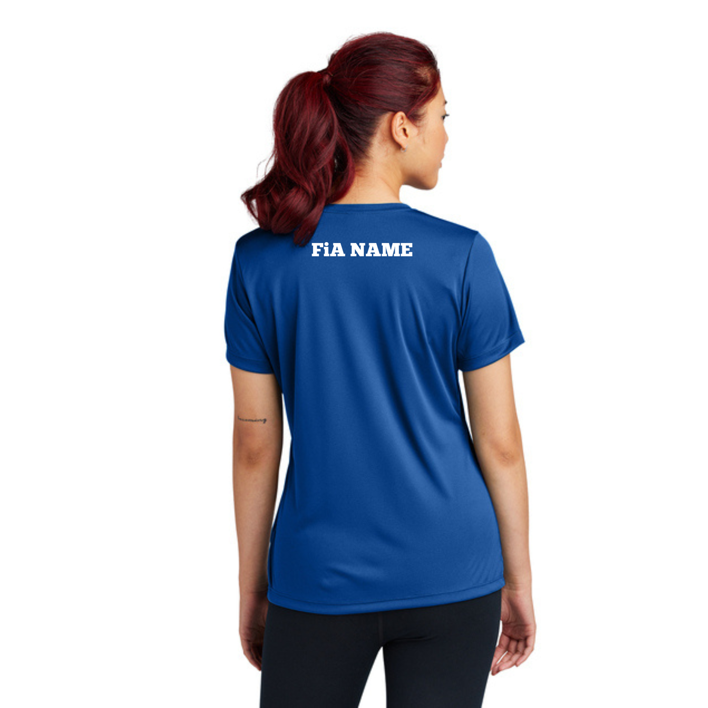PERSONALIZED Sport Tek Crew Neck Short Sleeve Performance Tee.WEST