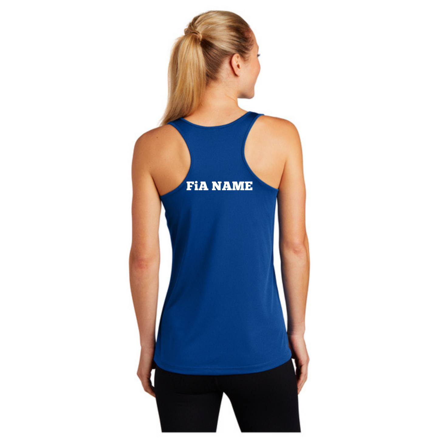 PERSONALIZED Sport Tek Racerback Tank.WEST