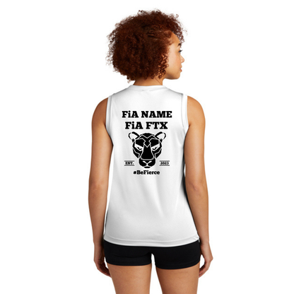 FTX, TX - PERSONALIZED Sport Tek Sleeveless Performance V-Neck Tee