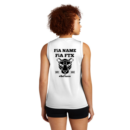 FTX, TX - PERSONALIZED Sport Tek Sleeveless Performance V-Neck Tee