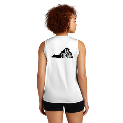 Virginia Strong - Sport Tek Sleeveless Performance V-Neck Tee