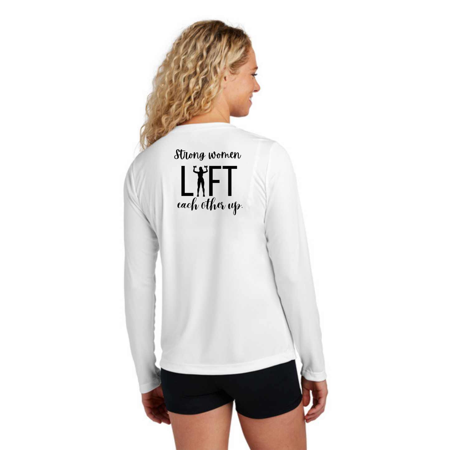 Strong Women - Sport Tek Long Sleeve Competitor V-Neck Tee