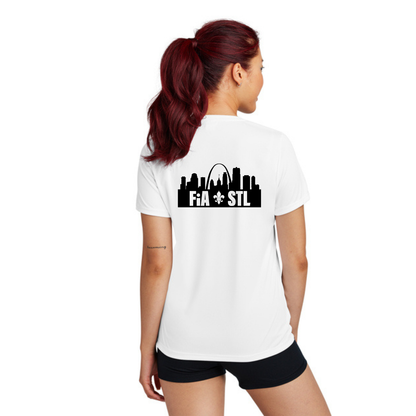 St. Louis, MO - NEON Sport Tek Crew Neck Short Sleeve Performance Tee