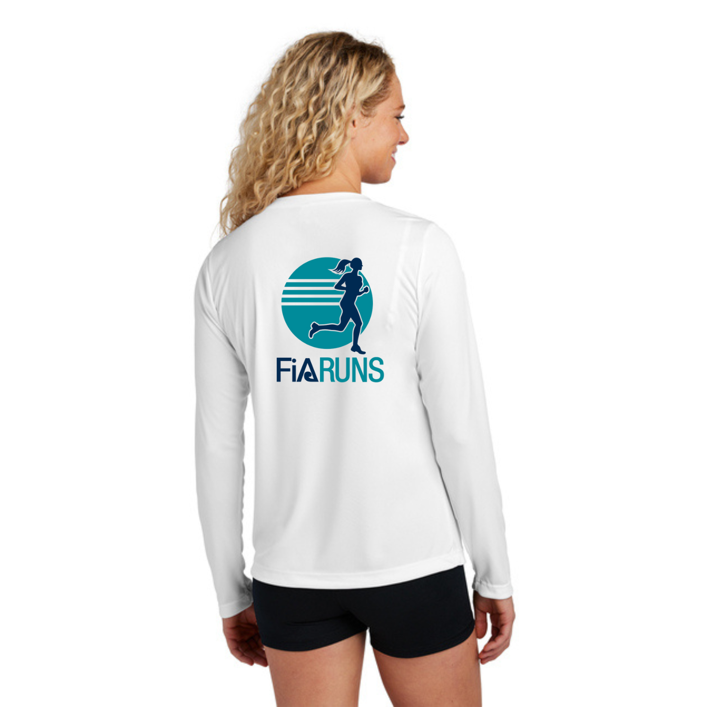 FiA Runs - Sport Tek Long Sleeve Competitor V-Neck Tee