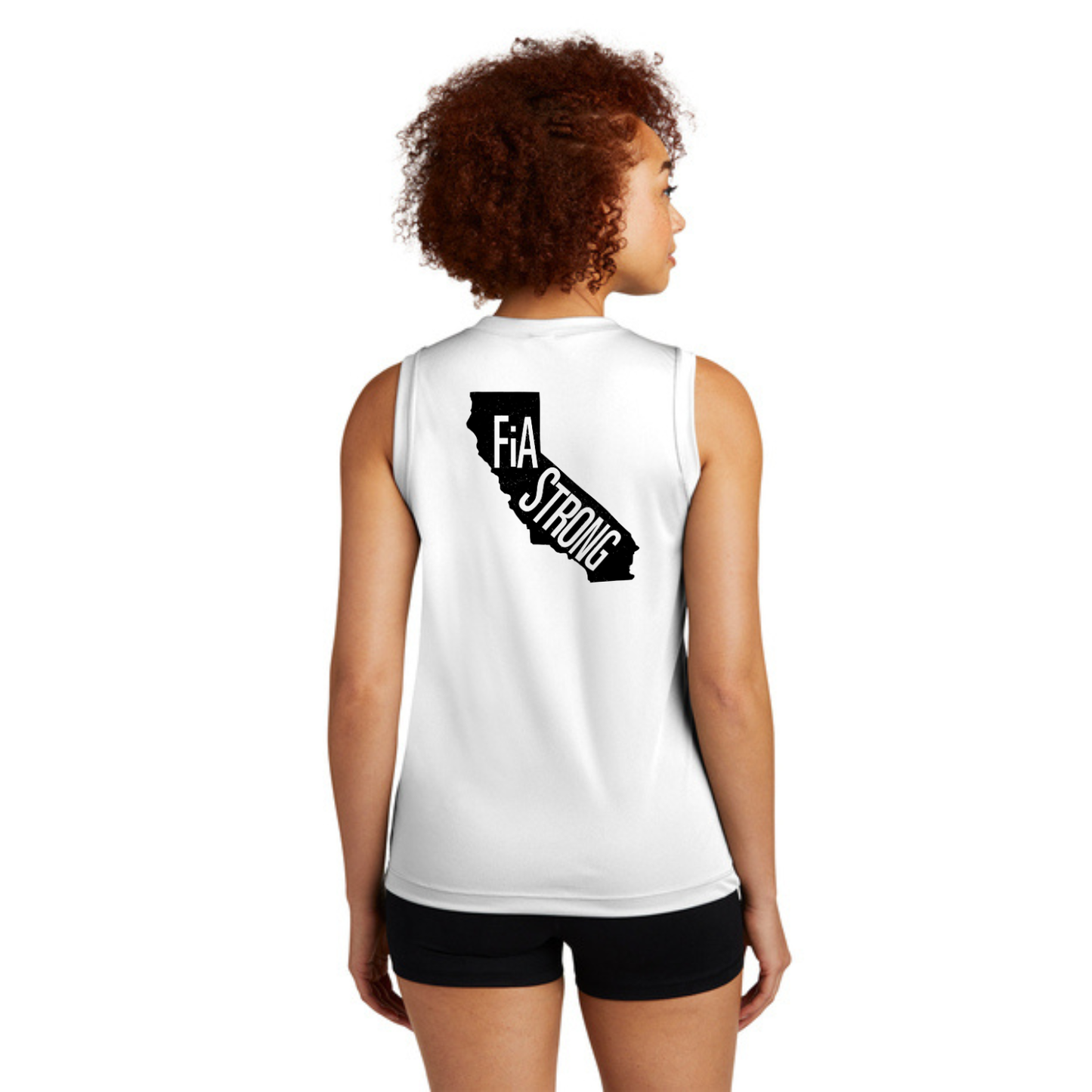 FiA Strong - Sport Tek Sleeveless Performance V-Neck Tee