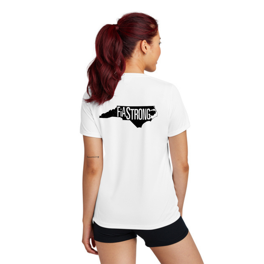 FiA Strong - Sport Tek V-Neck Short Sleeve Performance Tee