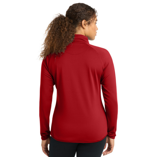 Sport Tek Sport-Wick Stretch 1/4-Zip Pullover.WEST