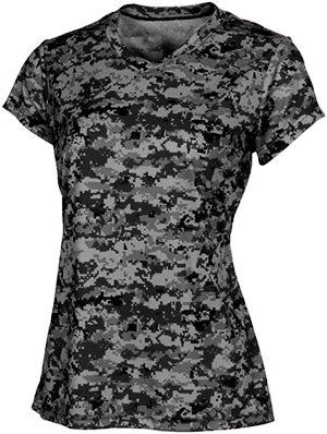 BAW CM17 Black Camo — official blank garment front, color reference