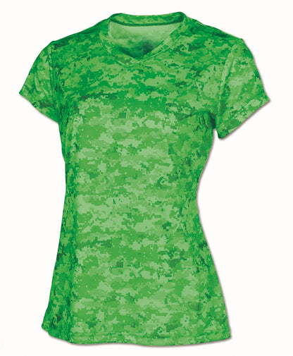 BAW CM17 Green Camo — official blank garment front, color reference