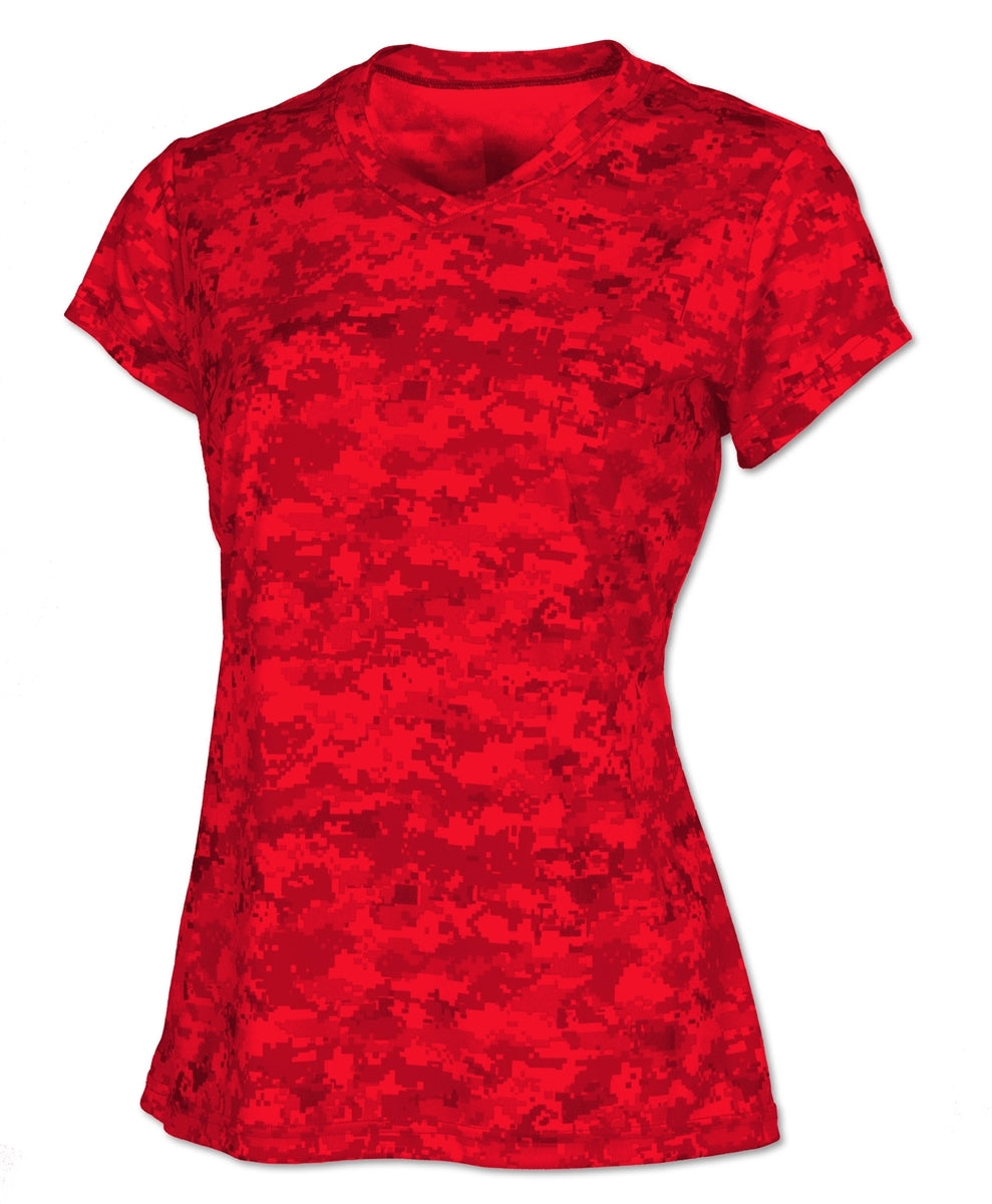 BAW CM17 Red Camo — official blank garment front, color reference