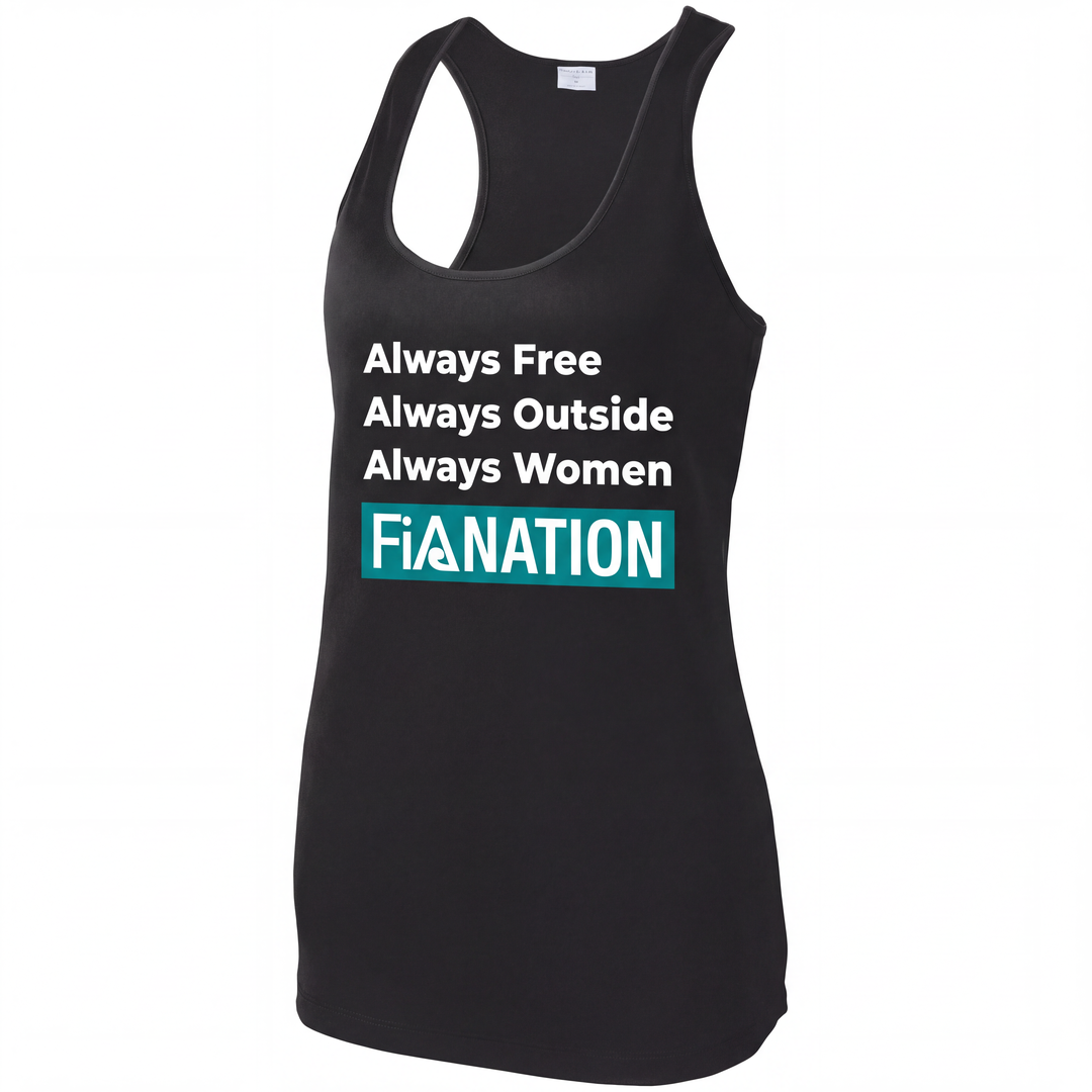 FiA Always – Black – front mockup