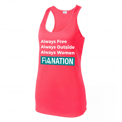 FiA Always – Hot Coral – front mockup