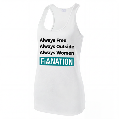FiA Always – White – front mockup