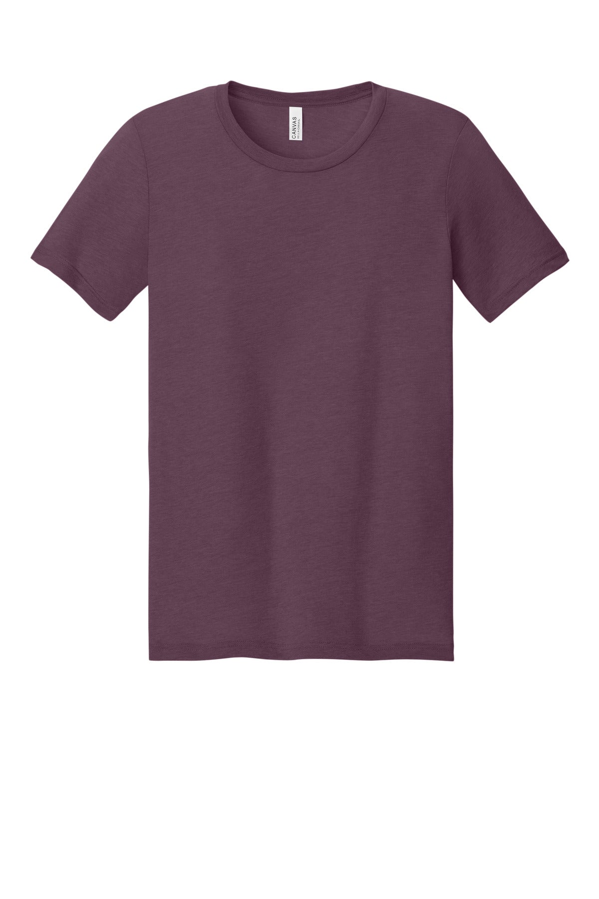 BELLA+CANVAS BC3413 Maroon Triblend — official blank garment front, color reference