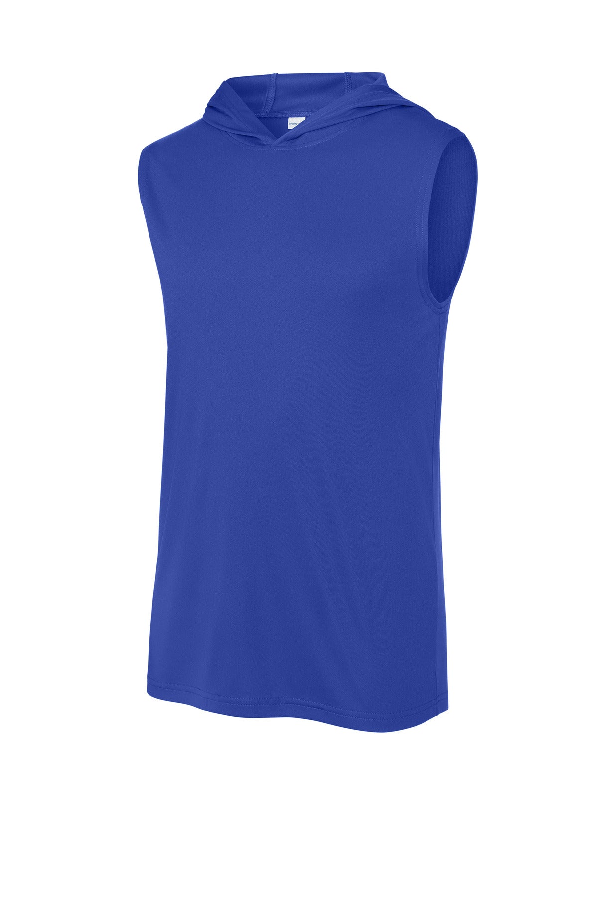 Sport-Tek Sleeveless Hoodie in True Royal — product-only front view