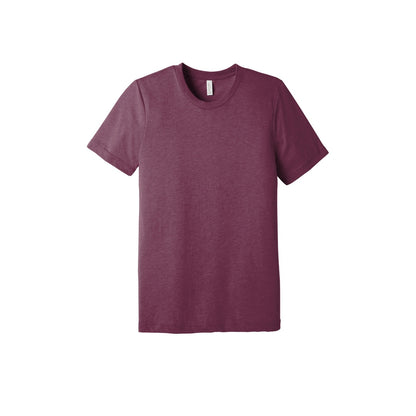 Bella Canvas BC3413 maroon triblend official color sample