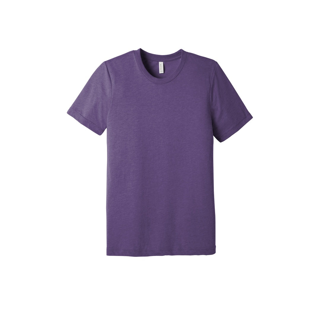 Bella Canvas BC3413 purple triblend official color sample
