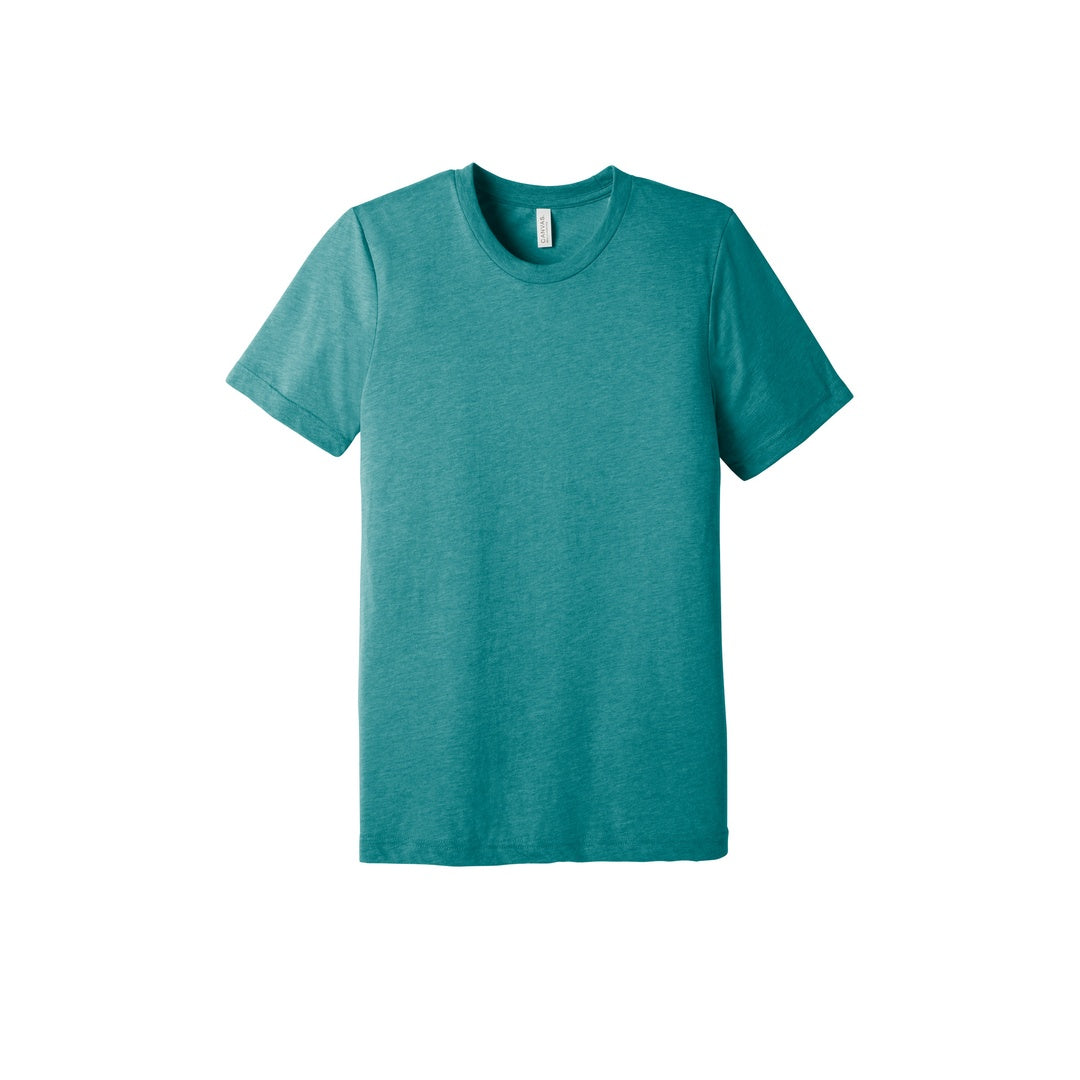 Bella Canvas BC3413 teal triblend official color sample